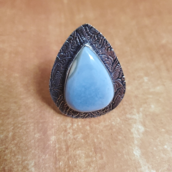 New Owyhee Opal 925 Silver Ring. - Picture 6 of 7